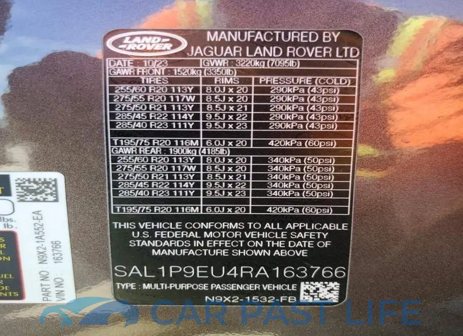 SAL1P9EU4RA163766# 13