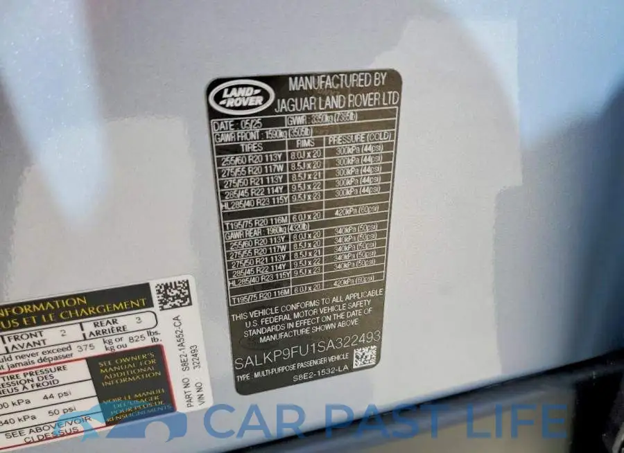 SALKP9FU1SA322493# 13