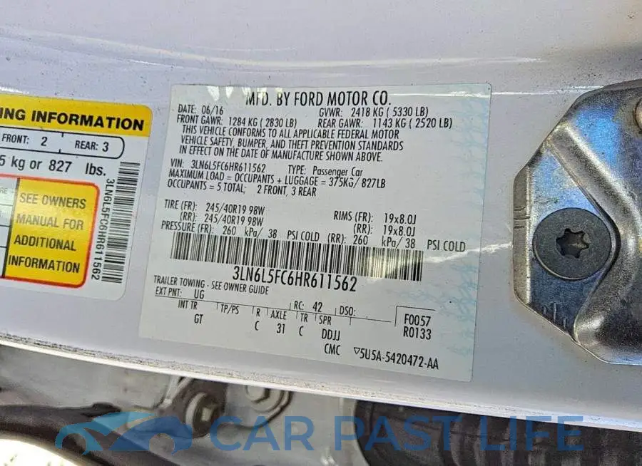 3LN6L5FC6HR611562# 12
