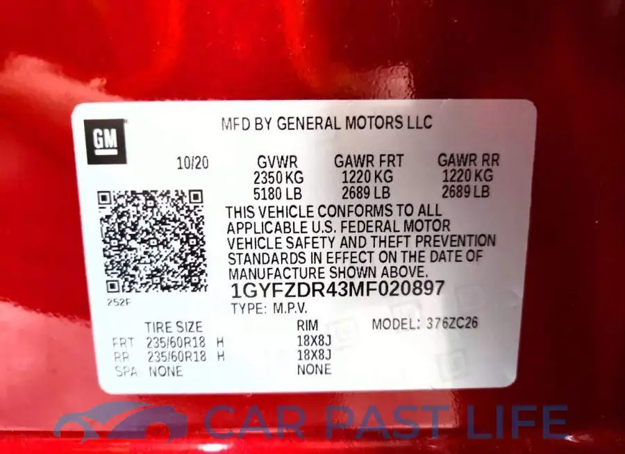 1GYFZDR43MF020897# 13