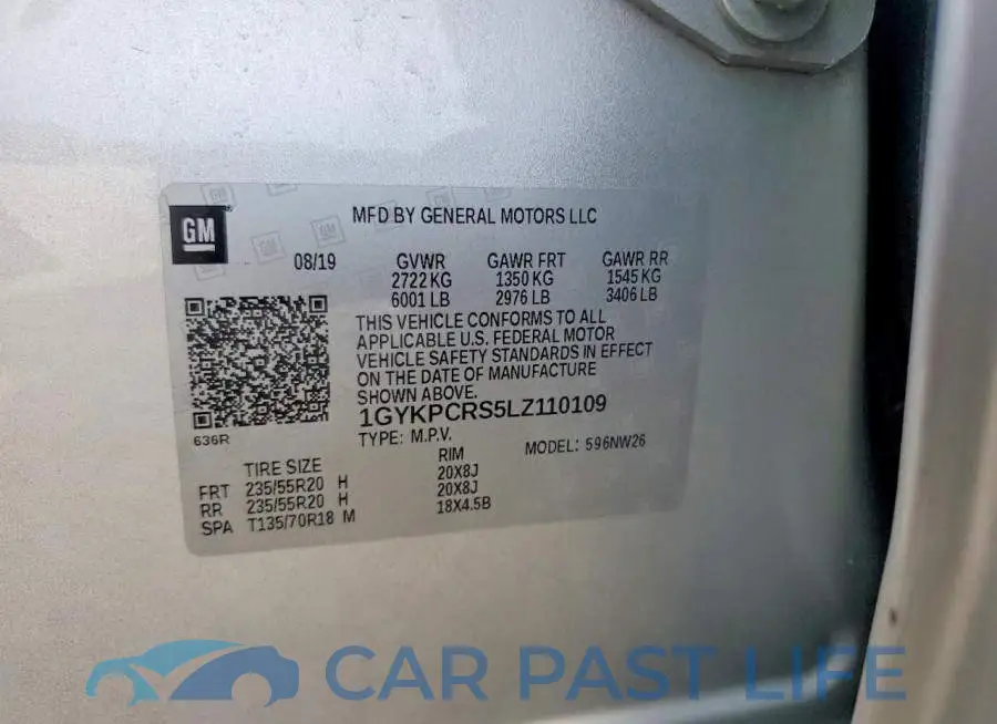 1GYKPCRS5LZ110109# 13
