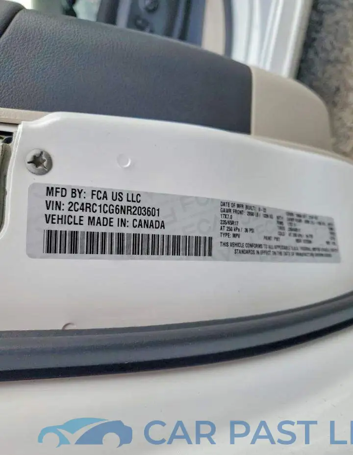 2C4RC1CG6NR203601# 13