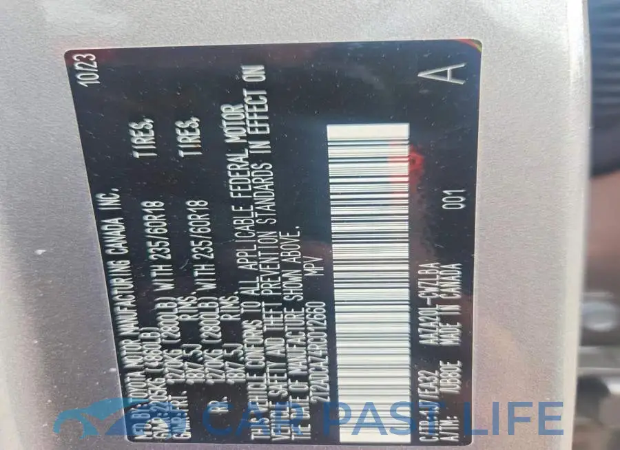 2T2ADCAZ4RC012660# 13