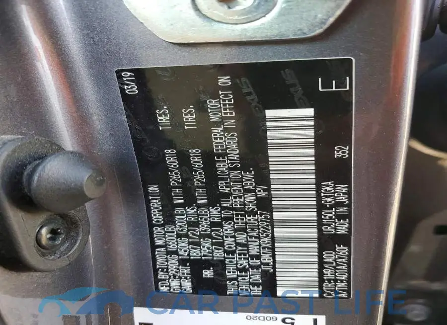 JTJBM7FX9K5229757# 13
