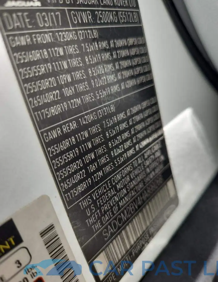 SADCM2BV4HA899266# 13