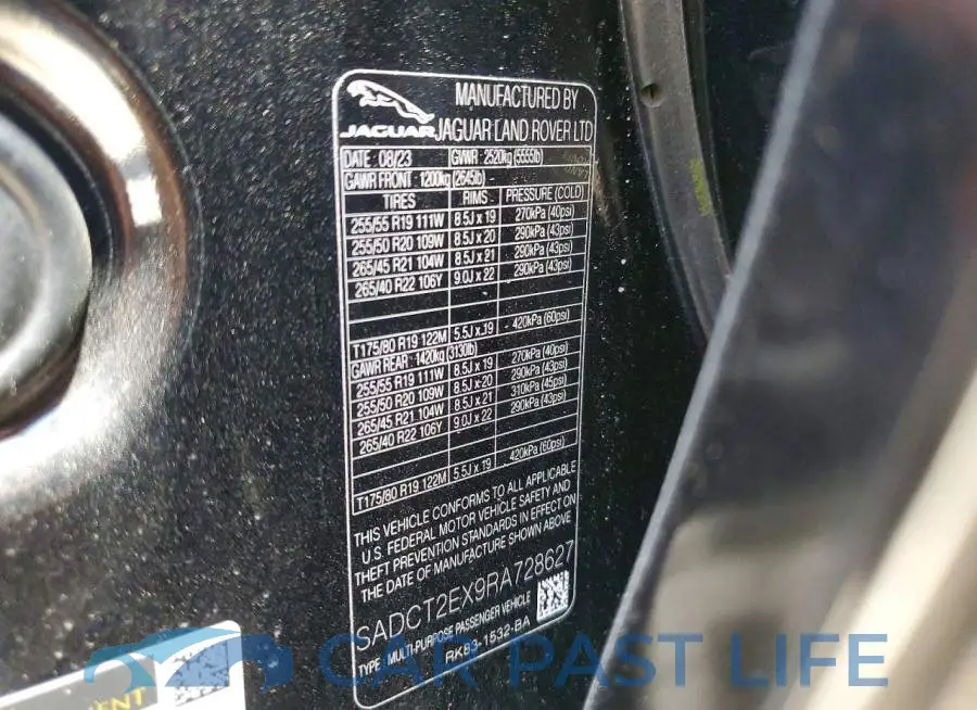 SADCT2EX9RA728627# 14