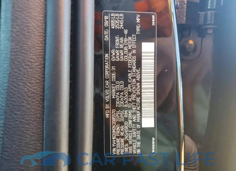YV4162UM2K2085570# 12