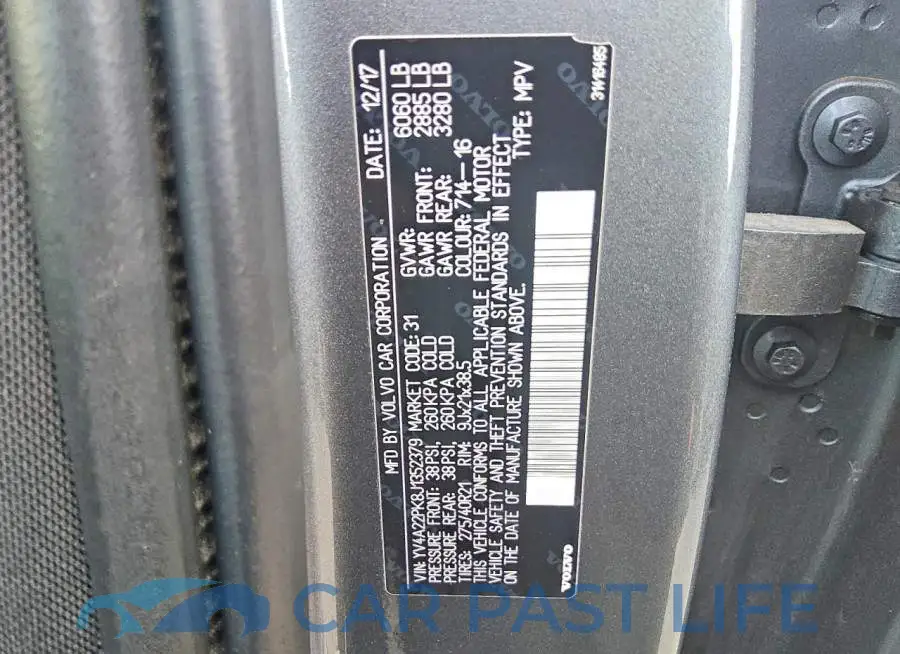 YV4A22PK8J1352379# 13