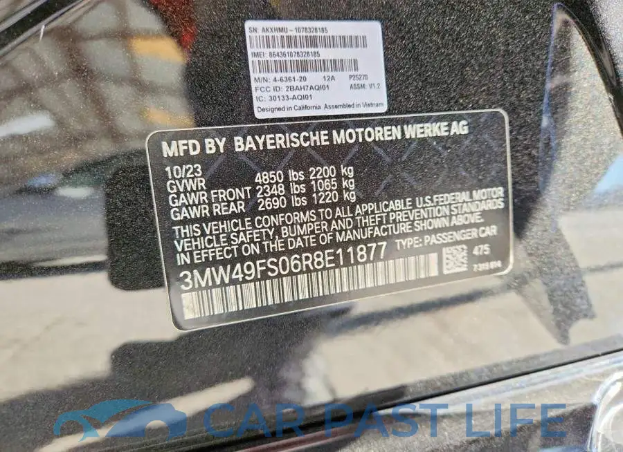3MW49FS06R8E11877# 12