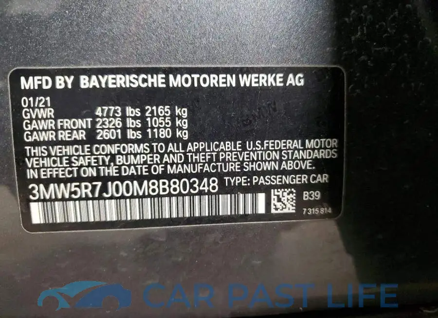 3MW5R7J00M8B80348# 13