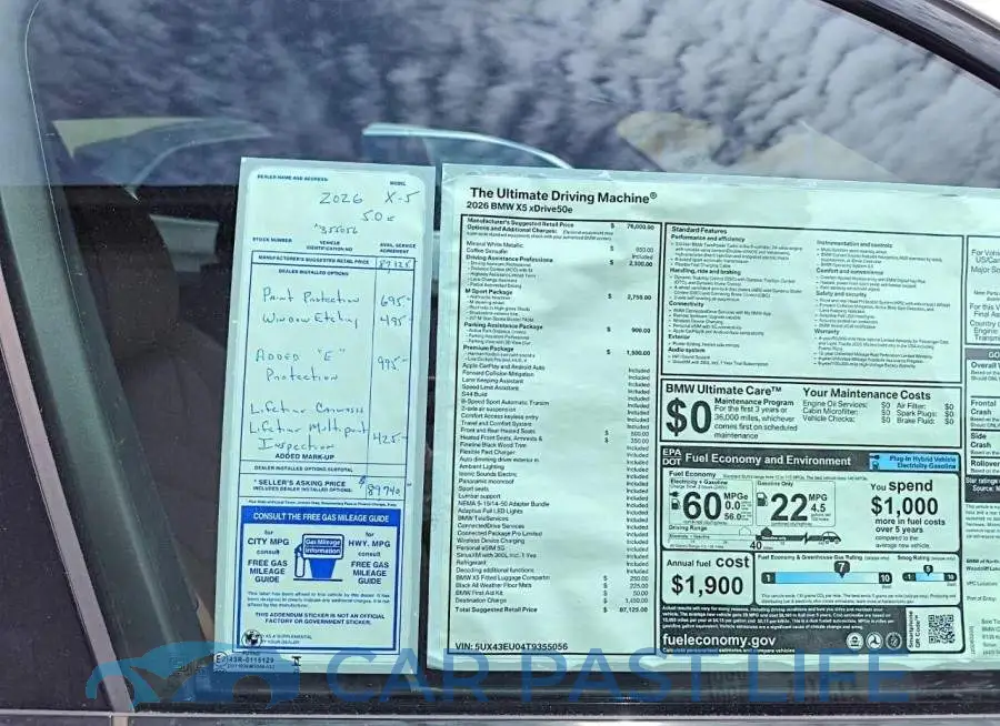 5UX43EU04T9355056# 14