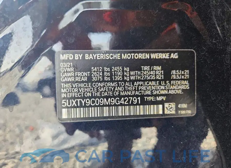 5UXTY9C09M9G42791# 14