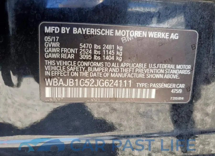WBAJB1C52JG624111# 12