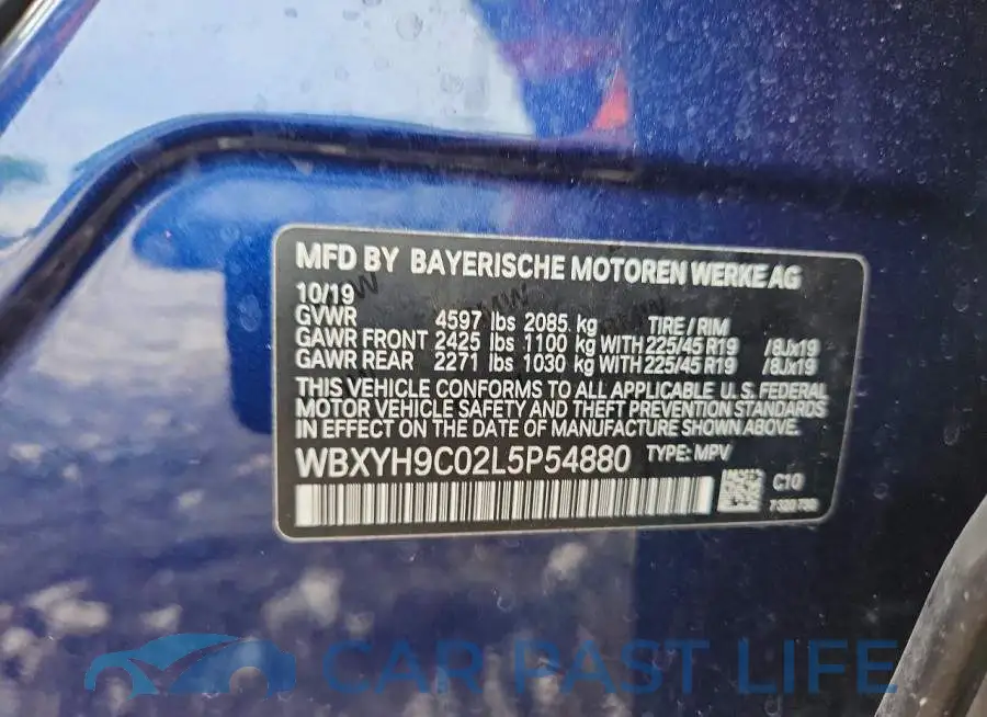 WBXYH9C02L5P54880# 12