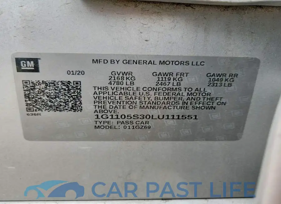 1G1105S30LU111551# 12