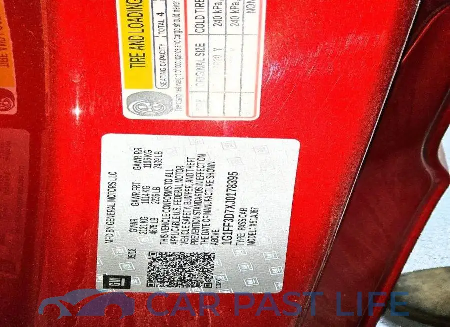 1G1FF3D7XJ0178395# 12