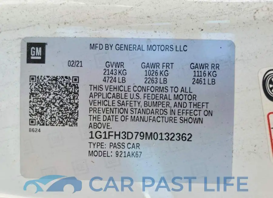 1G1FH3D79M0132362# 12