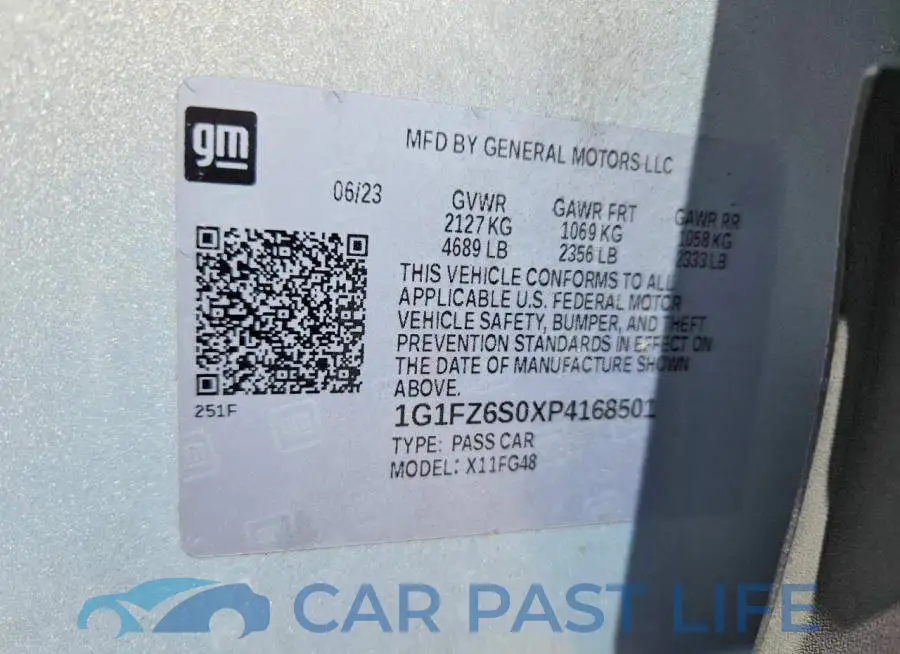 1G1FZ6S0XP4168501# 13