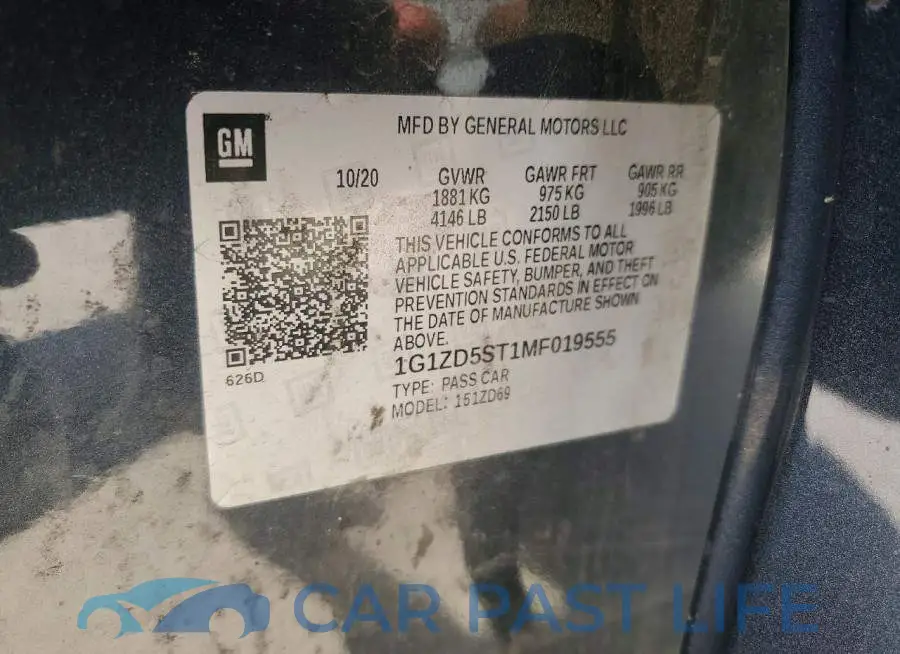 1G1ZD5ST1MF019555# 12