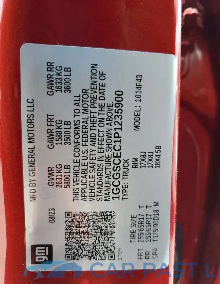 1GCGSCEC1P1235900# 12
