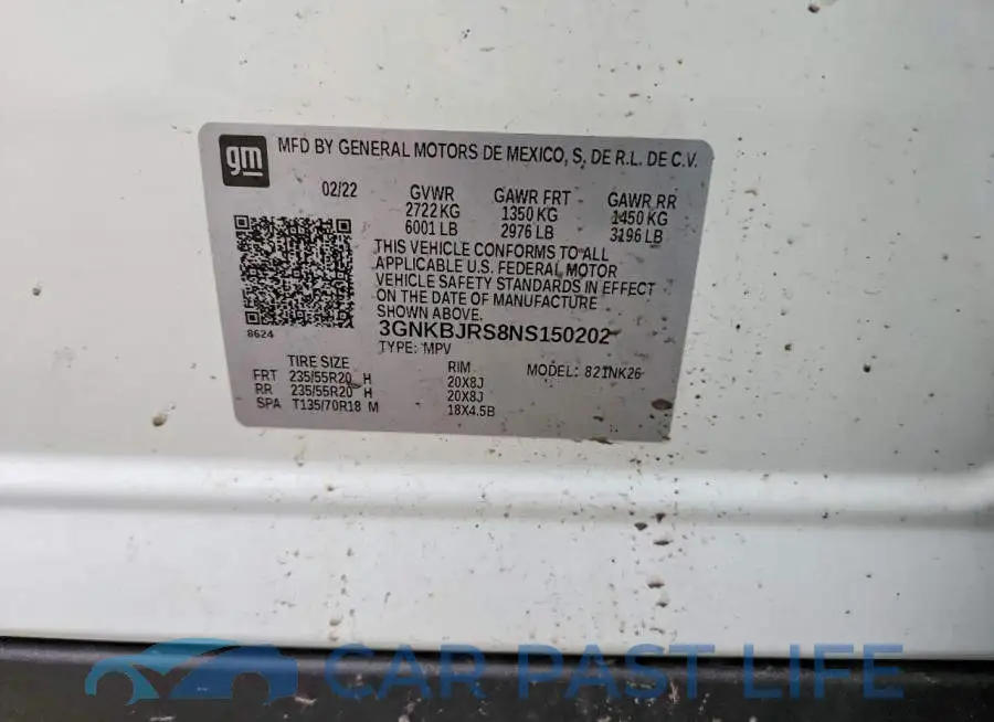 3GNKBJRS8NS150202# 13