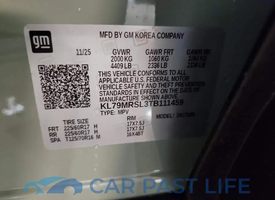 KL79MRSL3TB111459# 13