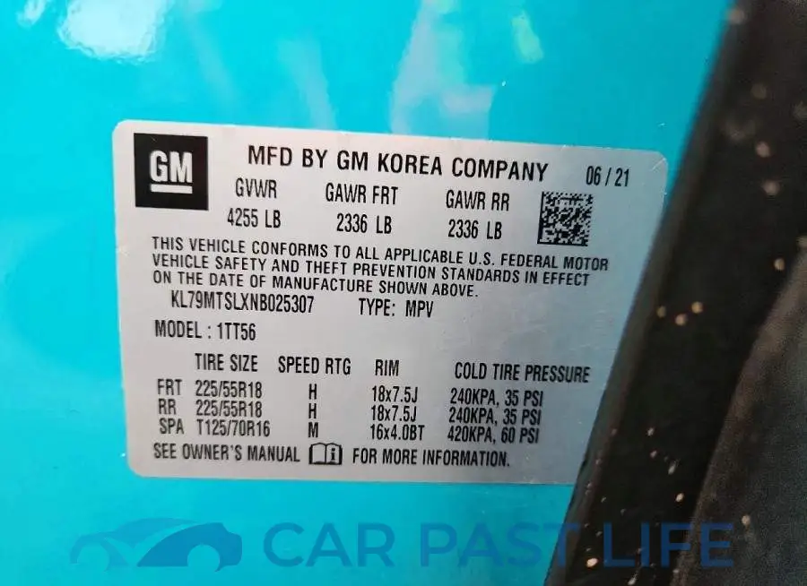 KL79MTSLXNB025307# 13