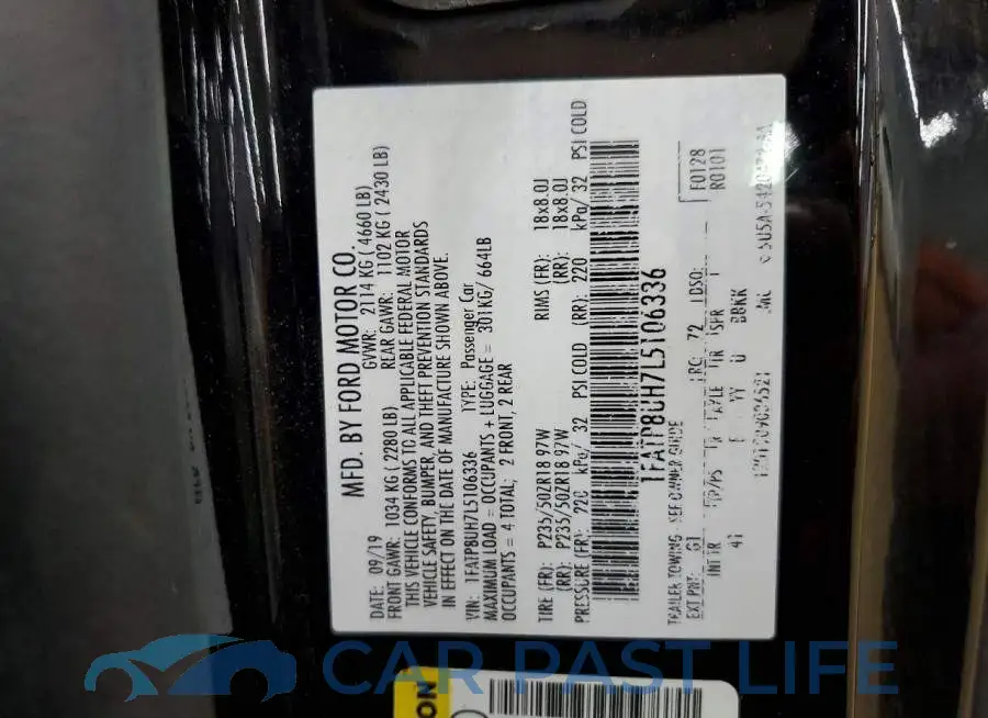 1FATP8UH7L5106336# 12