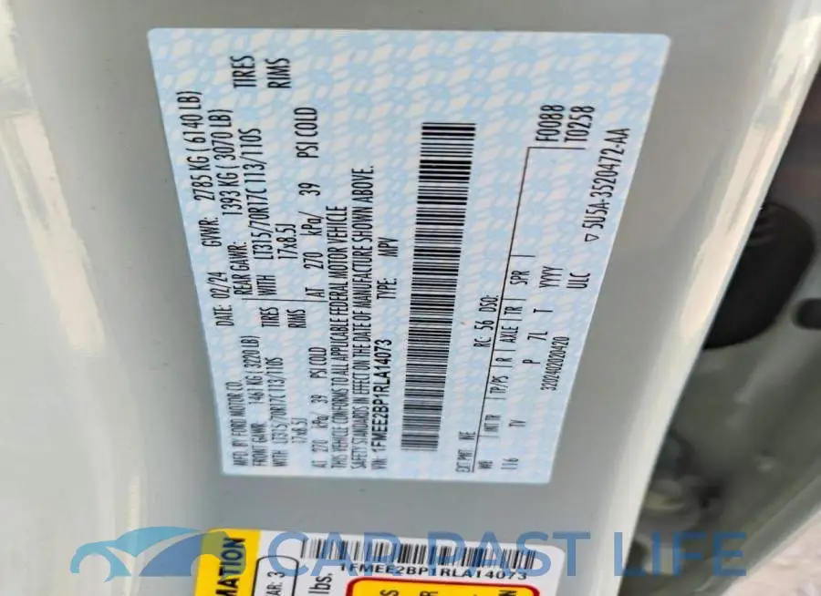 1FMEE2BP1RLA14073# 13