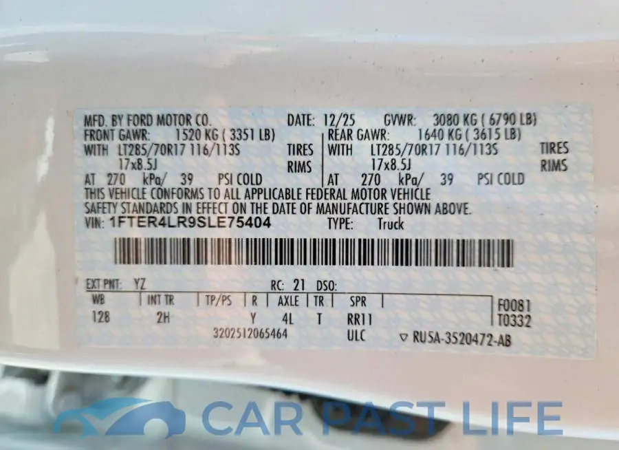 1FTER4LR9SLE75404# 12