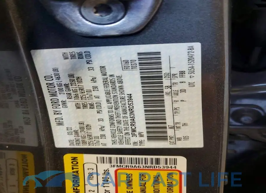 3FMCR9A63NRD53944# 14