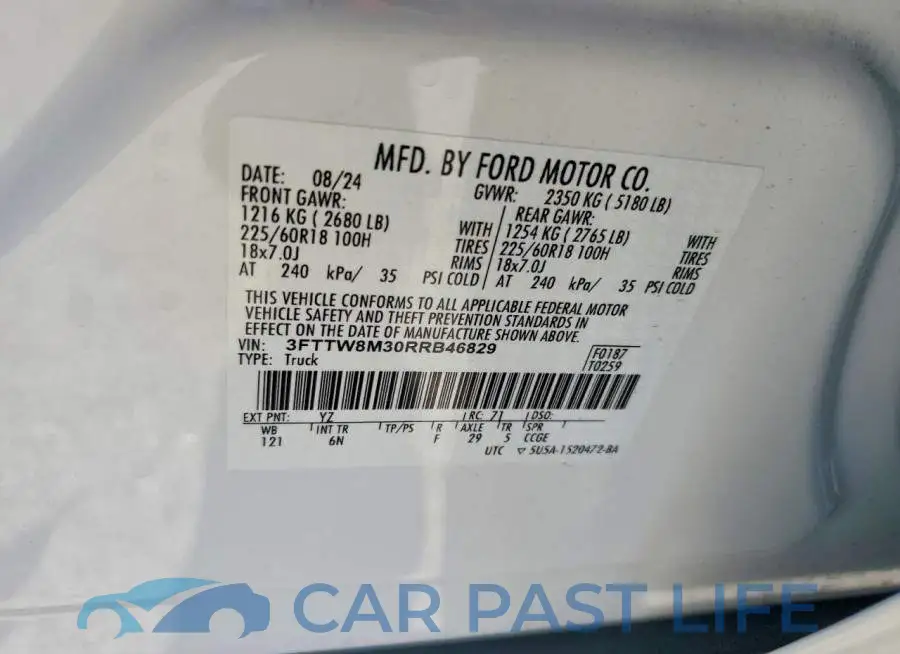 3FTTW8M30RRB46829# 13