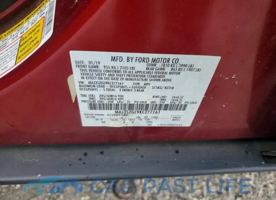 MAJ3S2GE9KC277161# 13