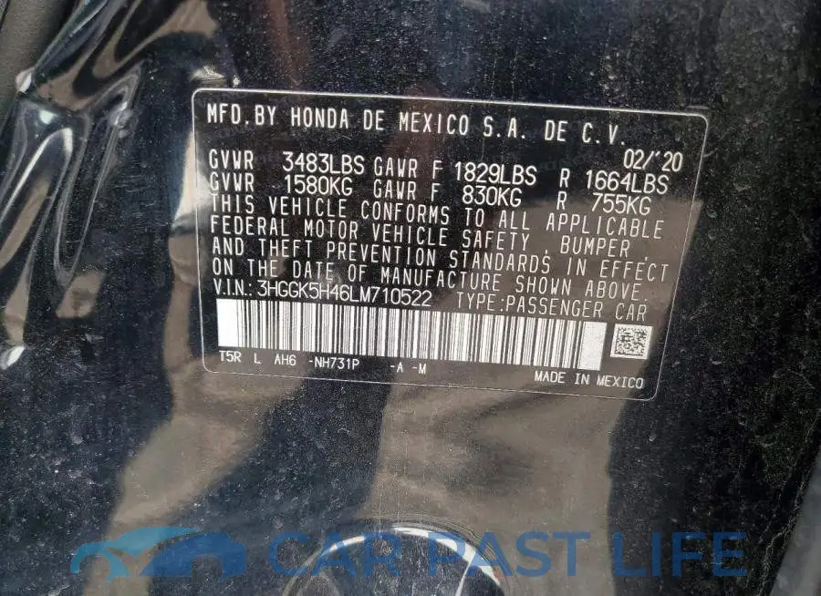 3HGGK5H46LM710522# 14