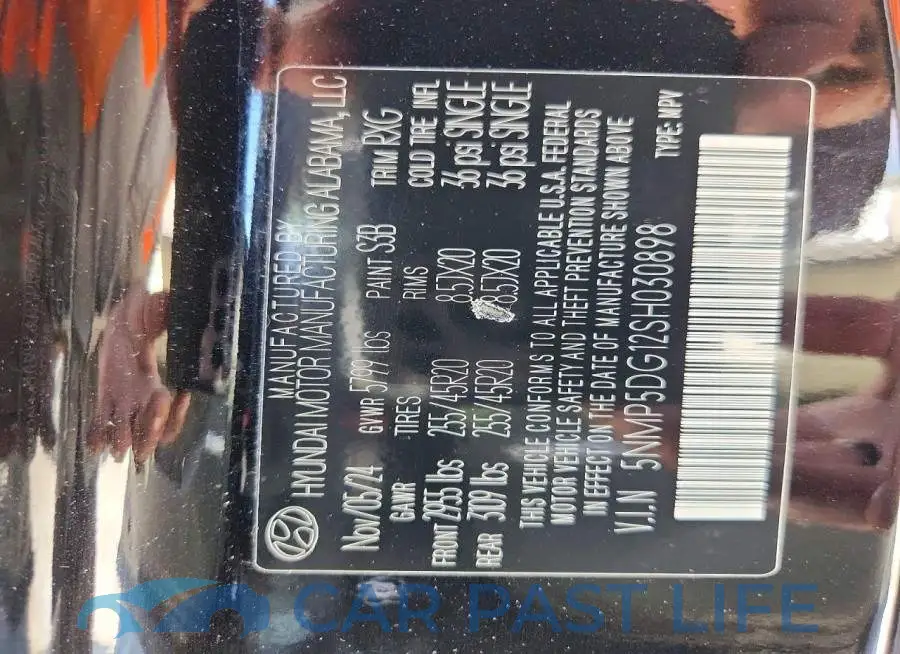 5NMP5DG12SH030898# 13
