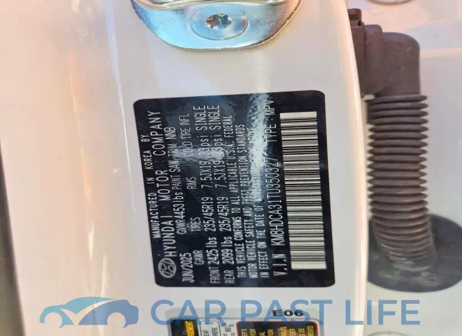 KM8HDCA31TU350327# 14