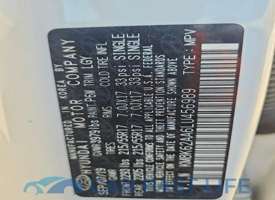 KM8K62AA6LU456989# 13