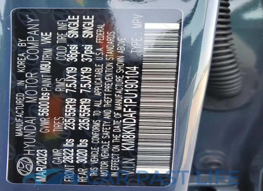 KM8KNDAF1PU190104# 13
