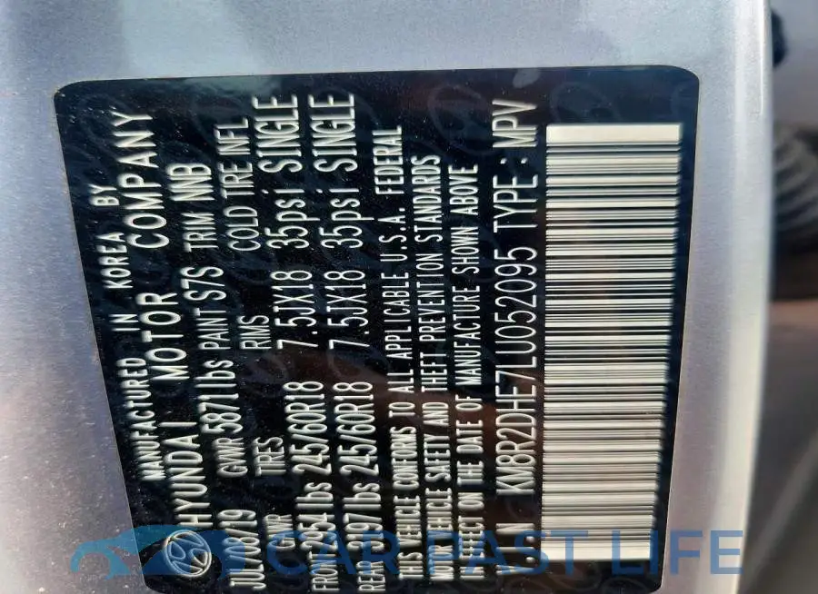 KM8R2DHE7LU052095# 13