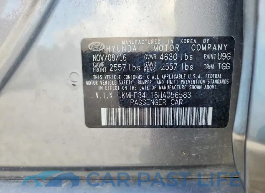 KMHE34L16HA056583# 12