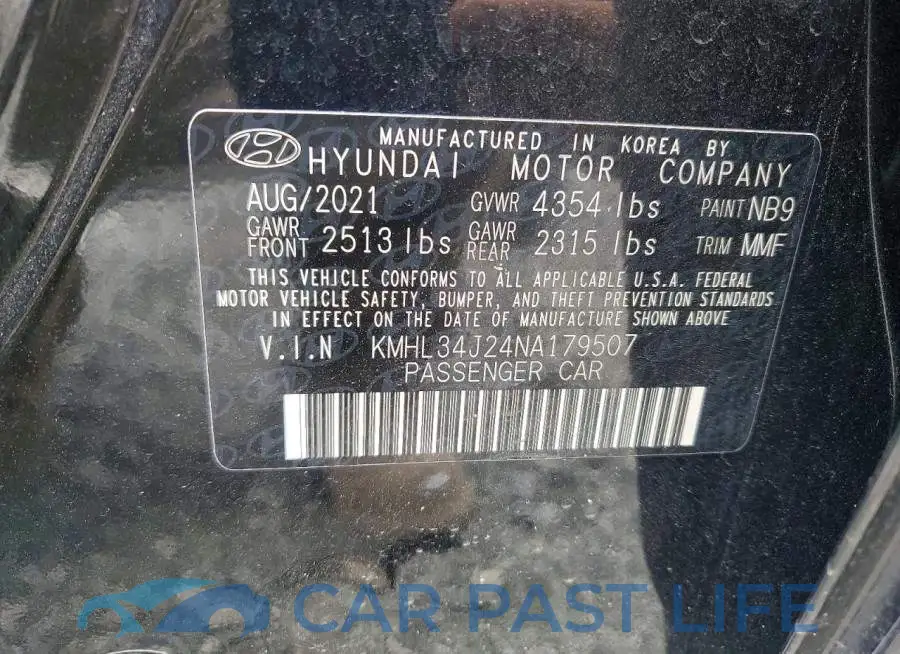 KMHL34J24NA179507# 12