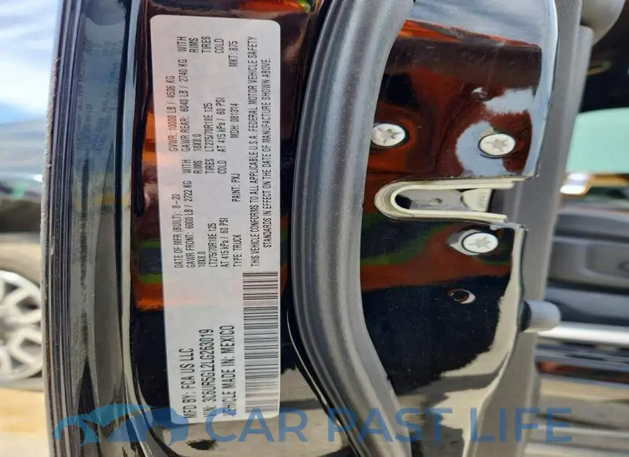 3C6UR5GL2LG263019# 12