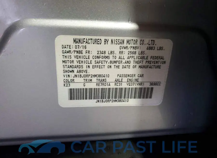 JN1BJ0RP2HM380410# 12