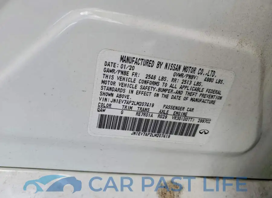 JN1EV7AP2LM207419# 12