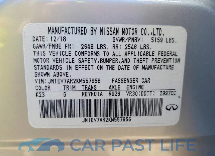 JN1EV7AR2KM557956# 13