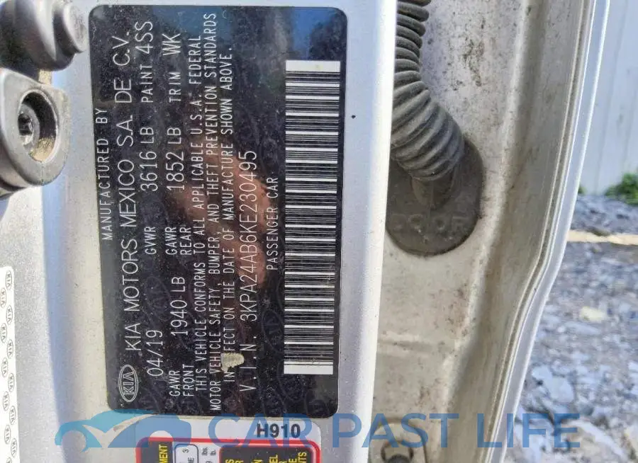 3KPA24AB6KE230495# 13