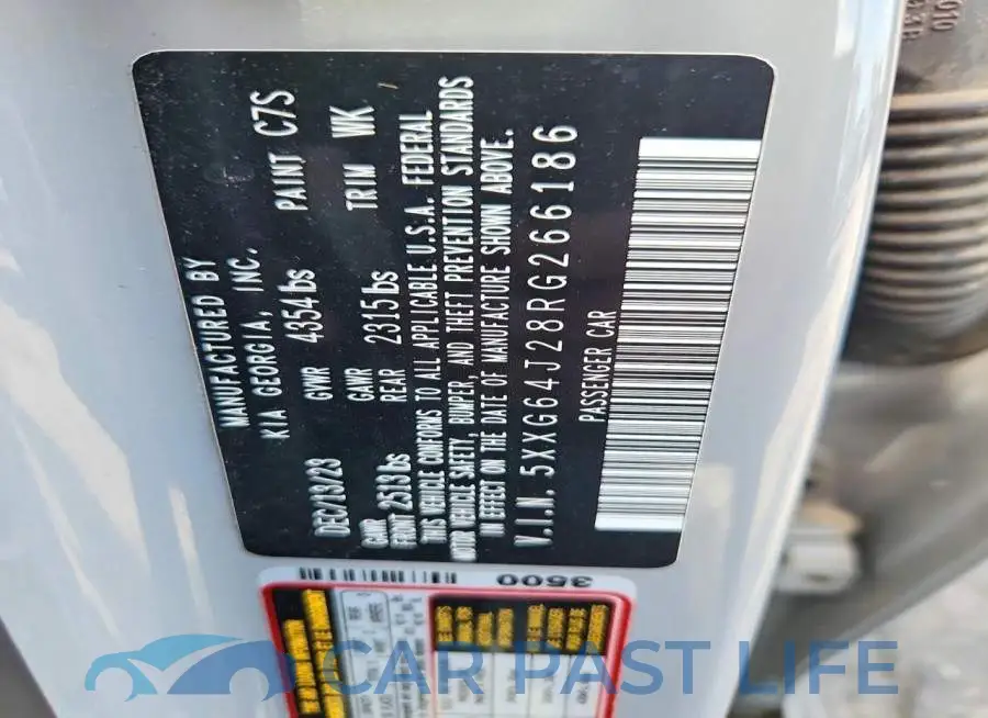5XXG64J28RG266186# 12