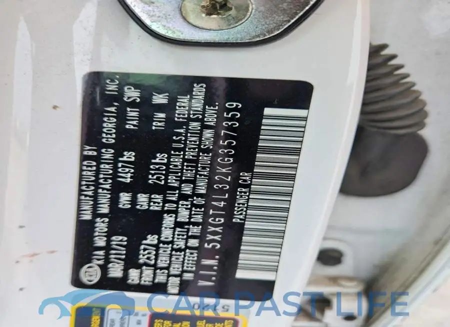 5XXGT4L32KG357359# 12