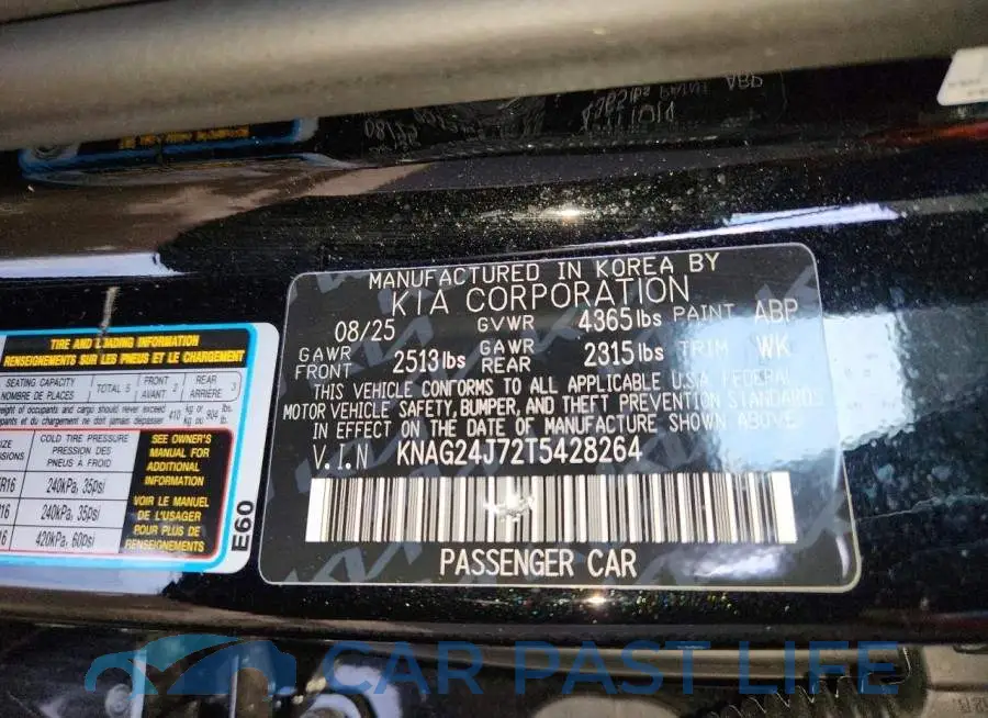 KNAG24J72T5428264# 12