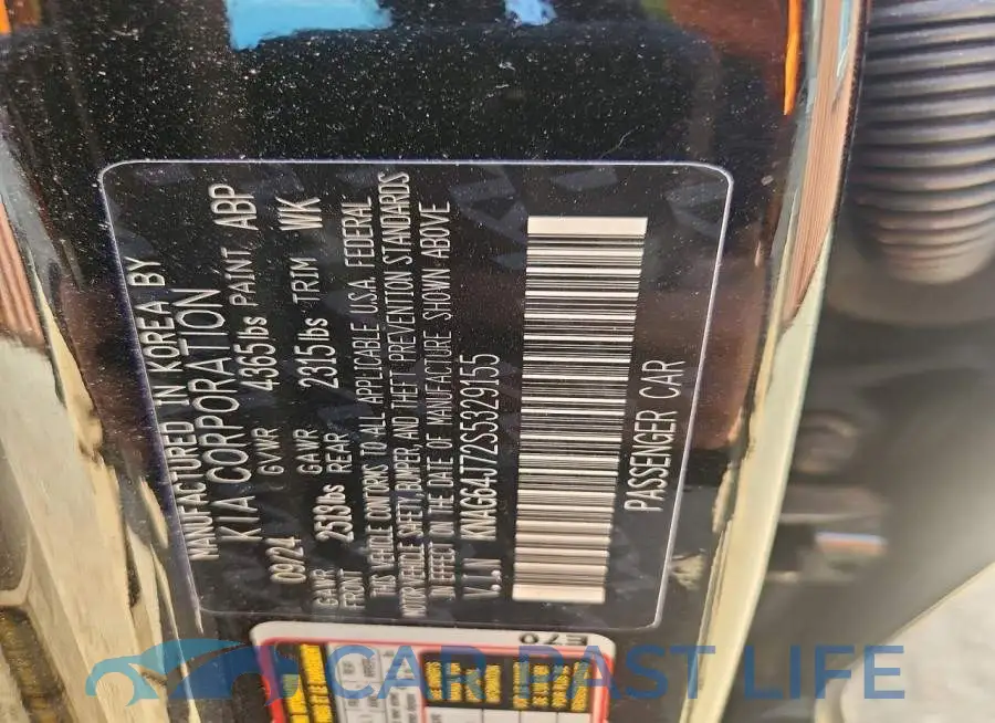 KNAG64J72S5329155# 12